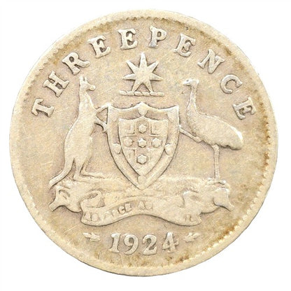 1924 Australian Threepence