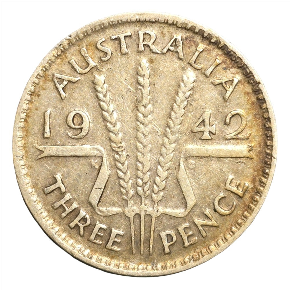 1942 M Australian Threepence - Fine