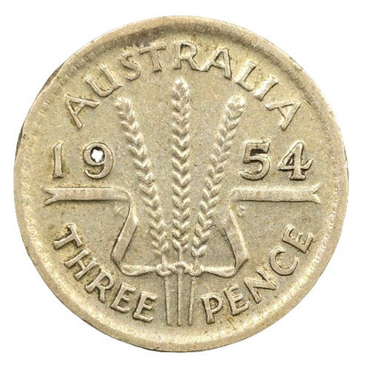 1954 Australian Threepence