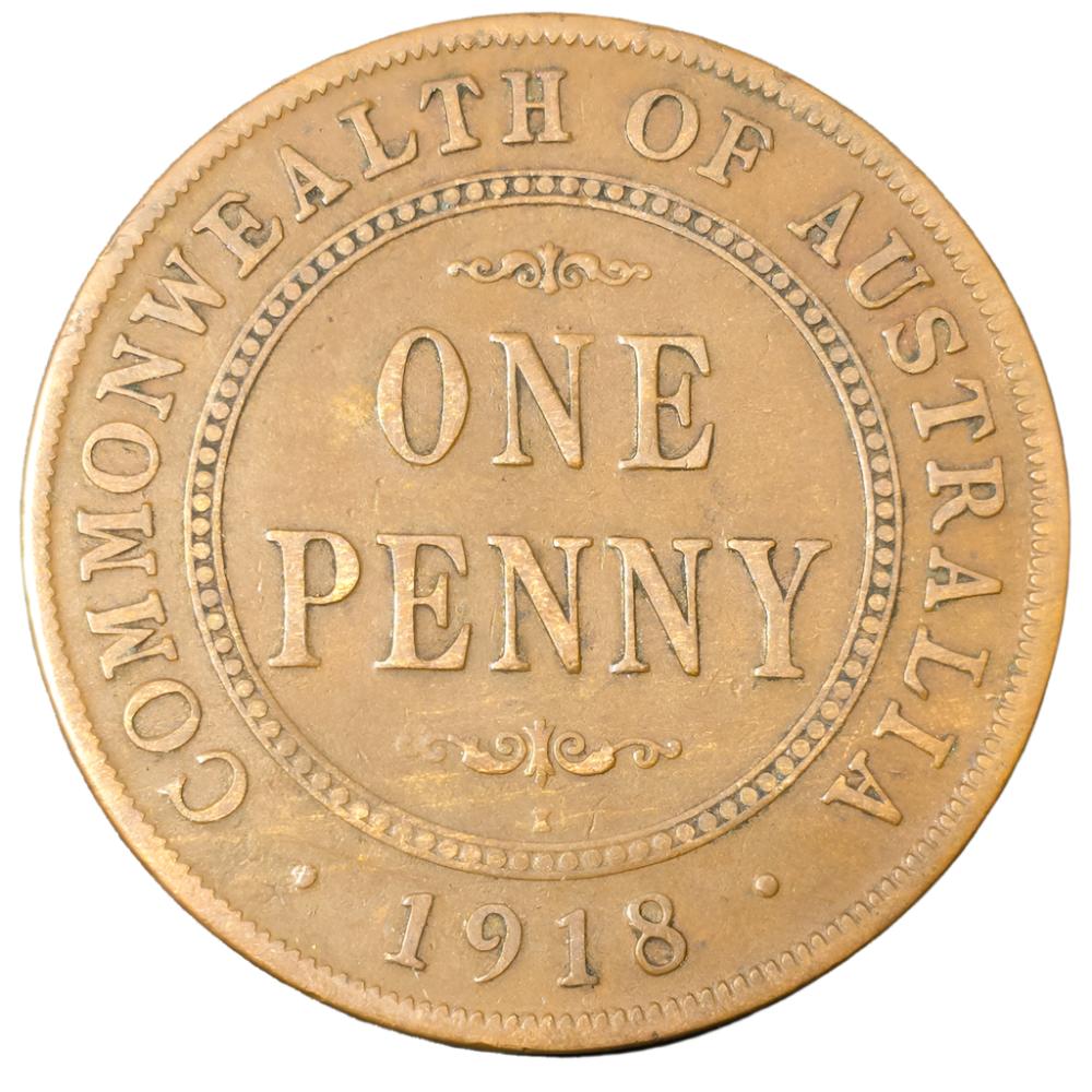 1918 'I' Australian Penny