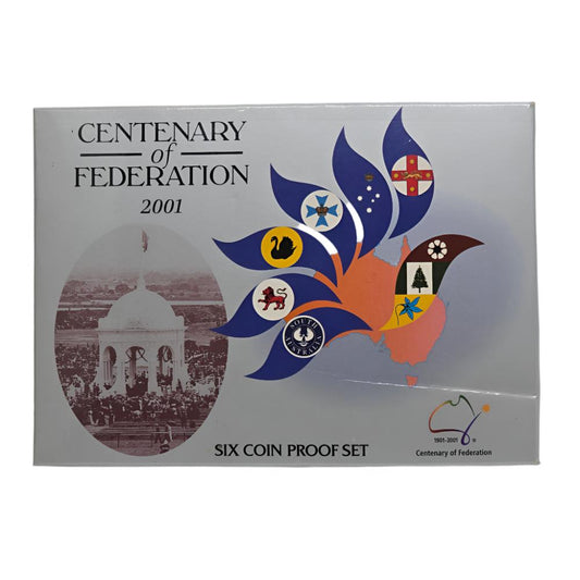 2001 Royal Australian Mint Proof Coin Set - The Centenary of Federation