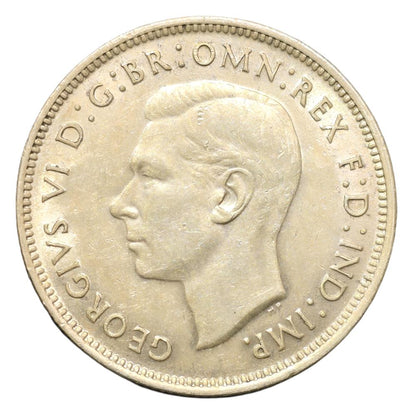 1939 Australian Florin - Extremely Fine (Cleaned Obverse)