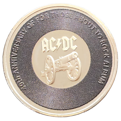 2021 20c Coin - AC/DC For Those About To Rock We Salute You - 40th Anniversary - Uncirculated