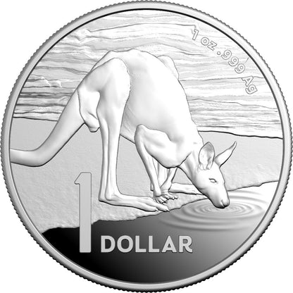 2024 $1 1oz Fine Silver Proof Coin - Kangaroo Series