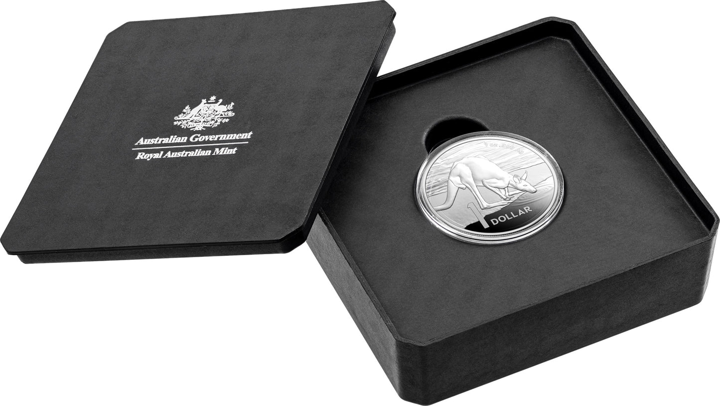 2024 $1 1oz Fine Silver Proof Coin - Kangaroo Series