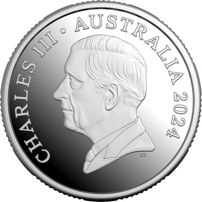 2024 $1 1oz Fine Silver Proof Coin - Kangaroo Series