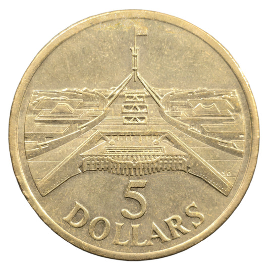 1988 $5 Coin - Opening of the Parliament House