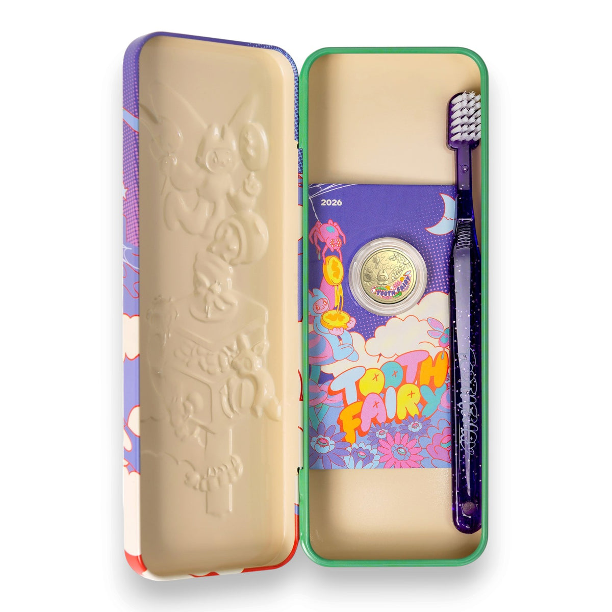 2026 $2 Coloured Uncirculated Coin – Tooth Fairy Kit (Metal Presentation Tin)