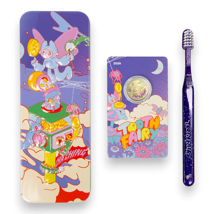 2026 $2 Coloured Uncirculated Coin – Tooth Fairy Kit (Metal Presentation Tin)