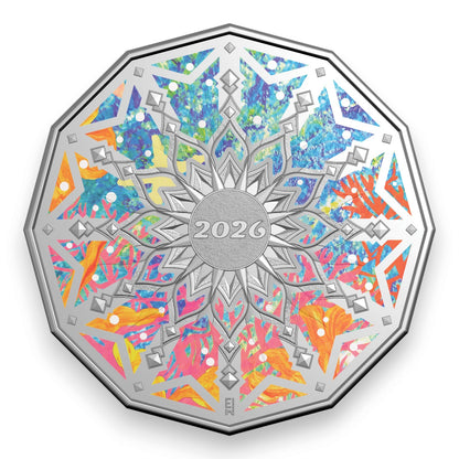 2026 50c Coloured Uncirculated Coin Set – Christmas Decoration (Complete Set of 5 Colours)