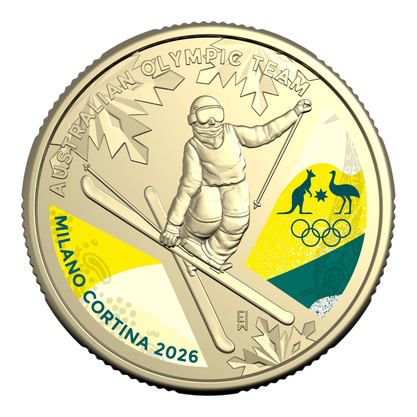 2026 $1 Coloured Uncirculated Two-Coin Bundle: Winter Olympics & Paralympics