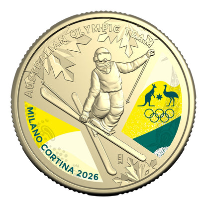 2026 $1 Coloured Uncirculated Two-Coin Bundle: Winter Olympics & Paralympics