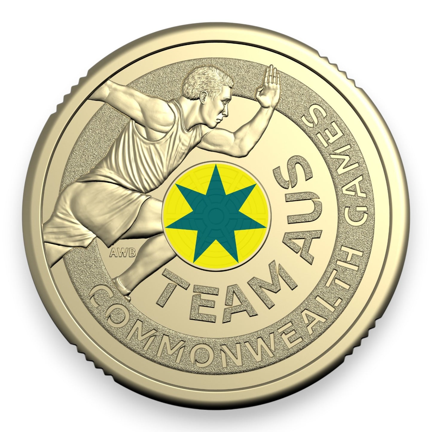2026 $2 Coloured Uncirculated Three-Coin Set – Australian Commonwealth Games Team