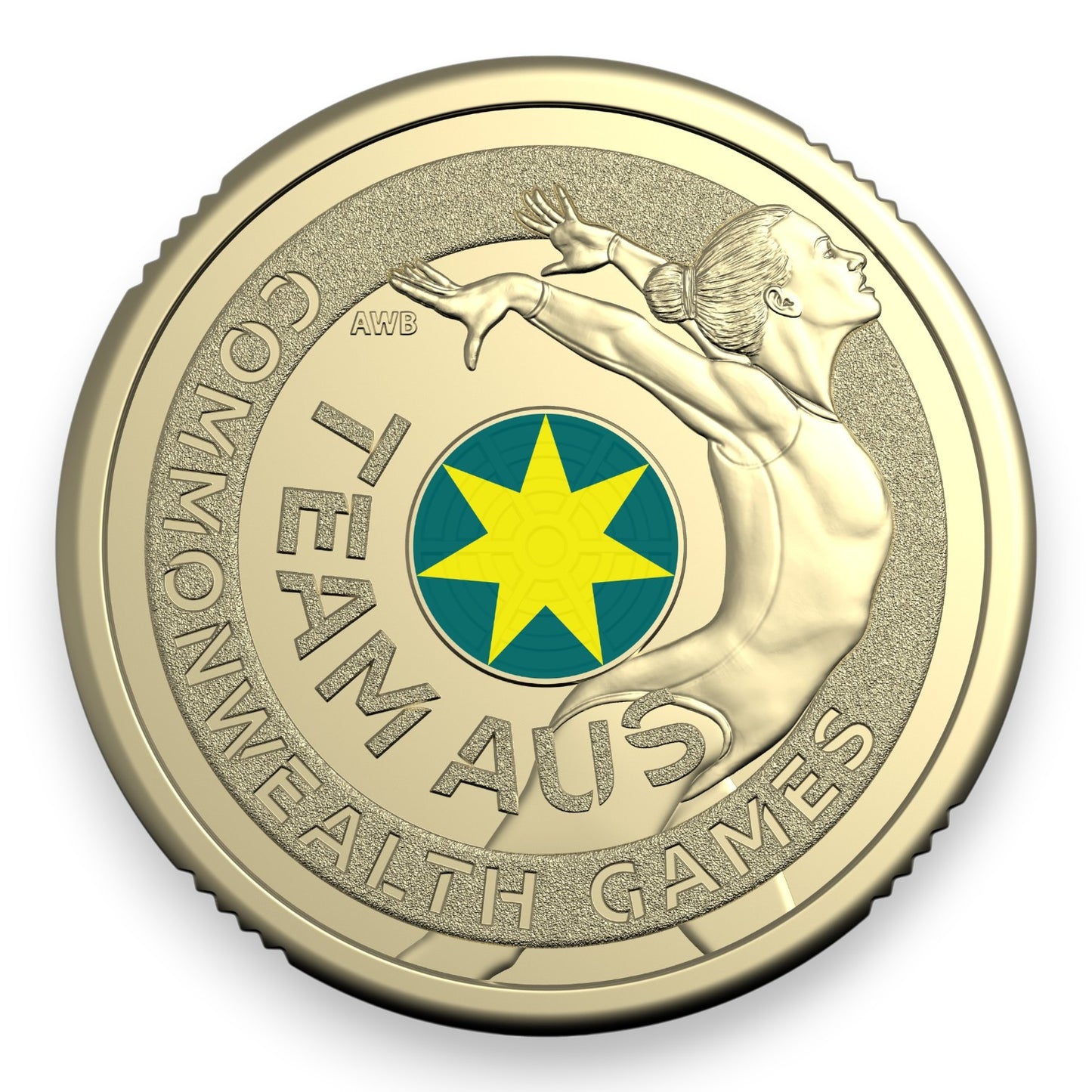 2026 $2 Coloured Uncirculated Three-Coin Set – Australian Commonwealth Games Team