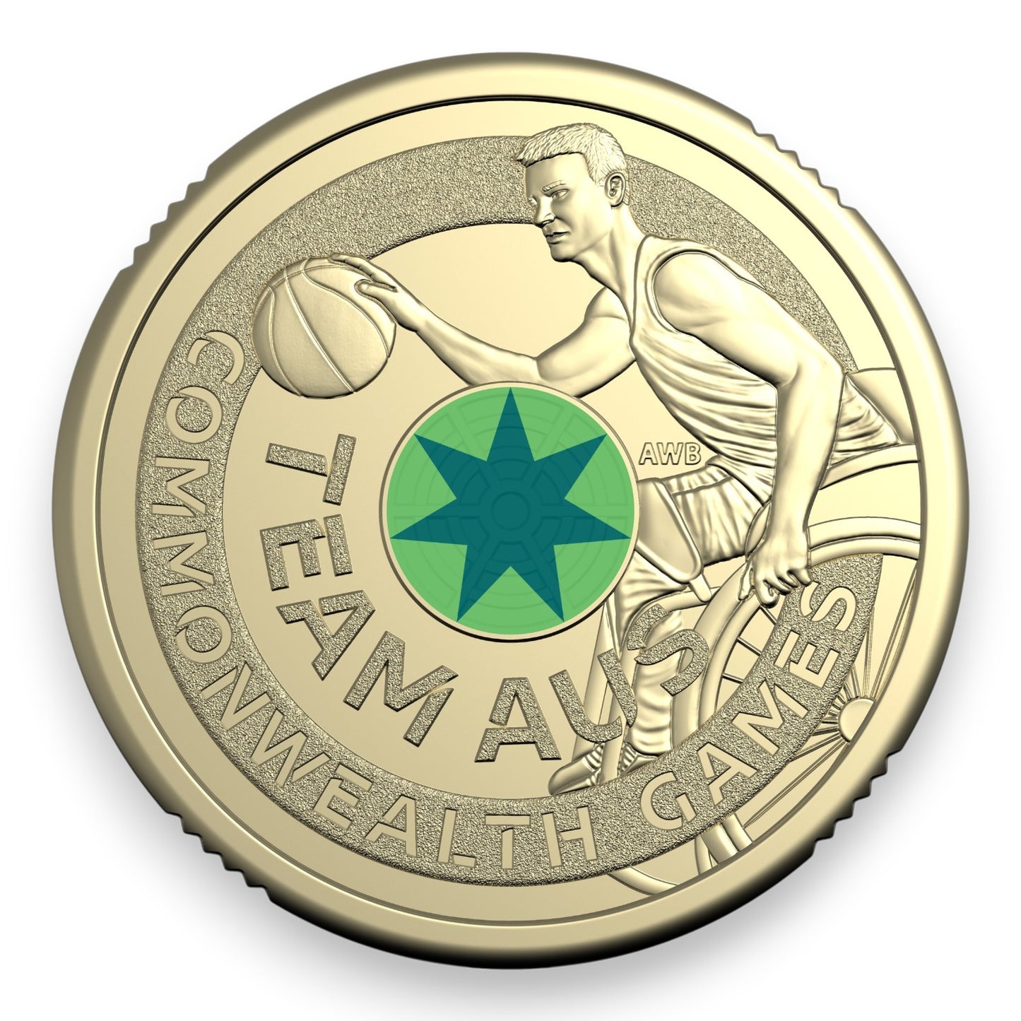2026 $2 Coloured Uncirculated Three-Coin Set – Australian Commonwealth Games Team