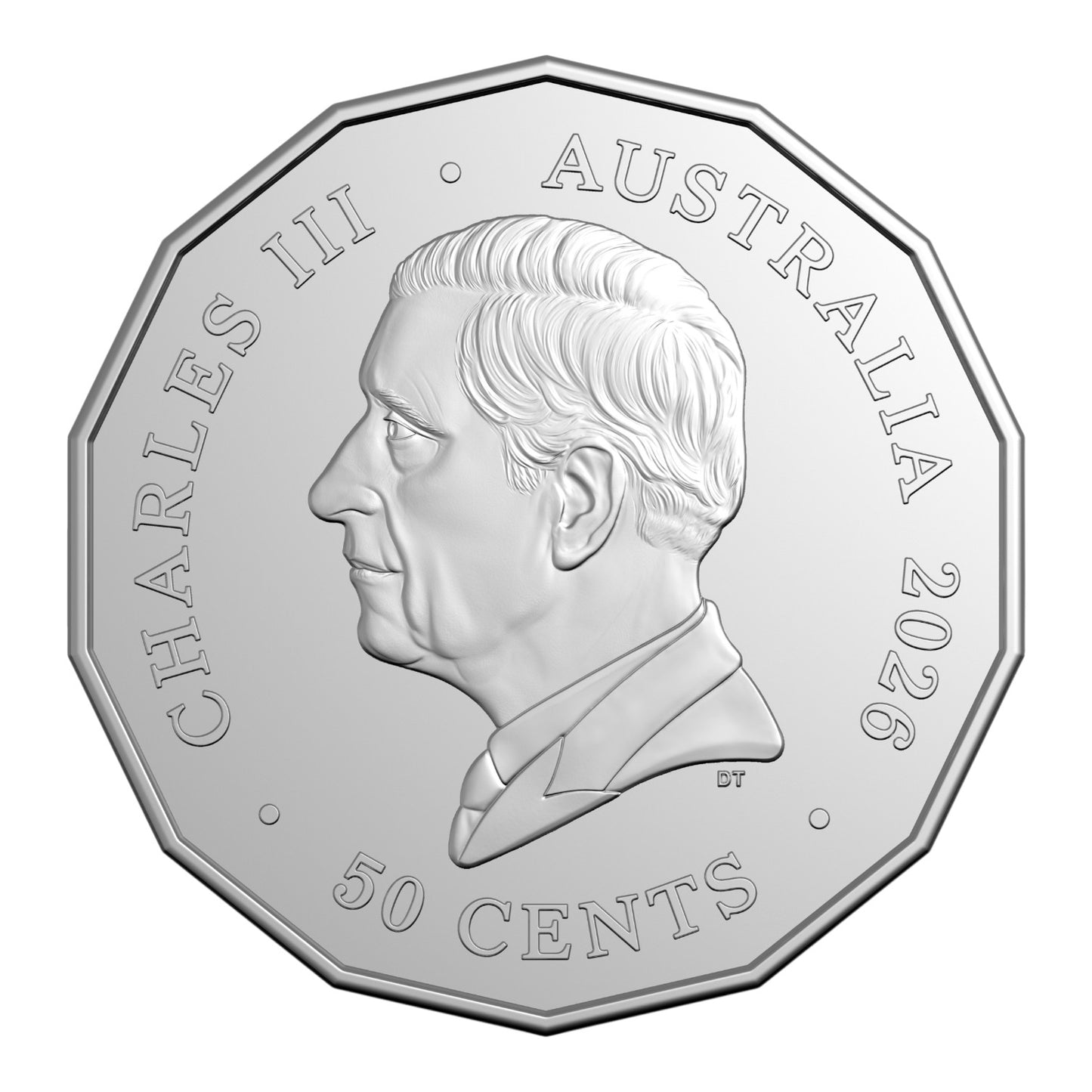 2026 50c Uncirculated Tetradecagon Coin - Lunar Series - Year of the Horse