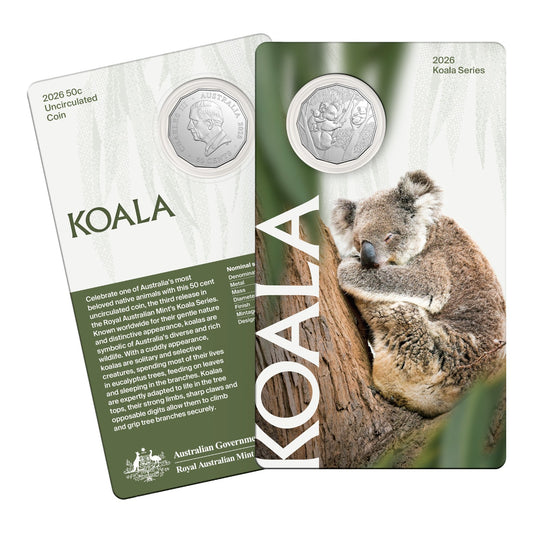 2026 50c Uncirculated Coin - Koala Series