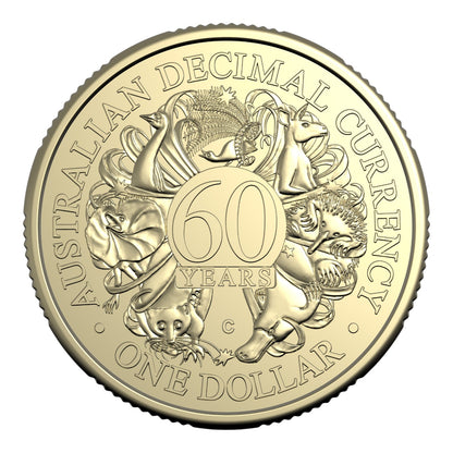 2026 $1 Mintmark and Privy Mark Uncirculated 4-Coin Set - 60th Anniversary of Decimal Currency