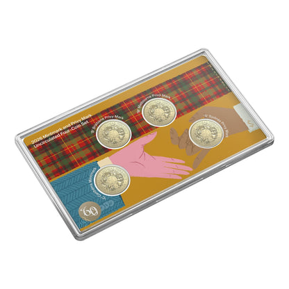 2026 $1 Mintmark and Privy Mark Uncirculated 4-Coin Set - 60th Anniversary of Decimal Currency