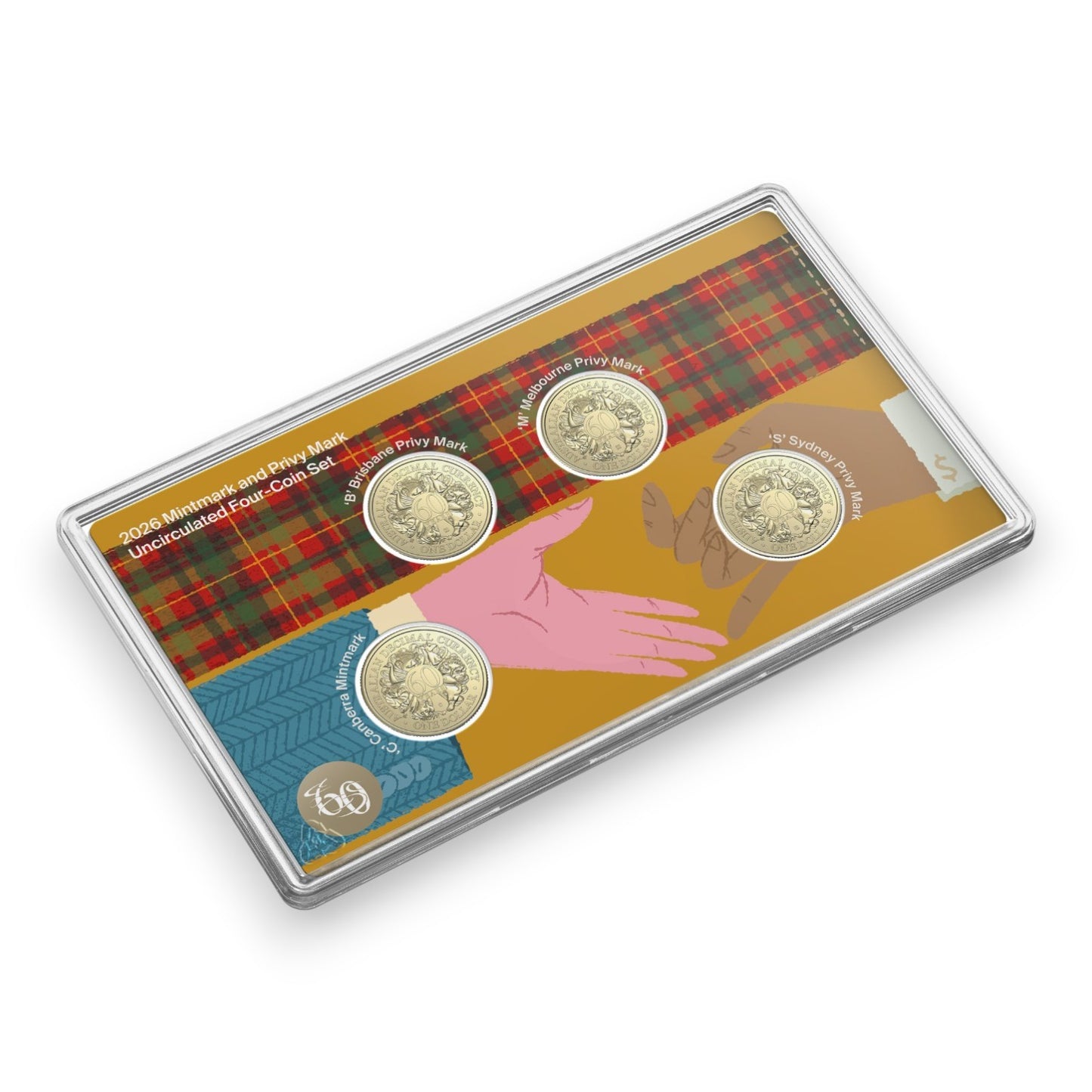 2026 $1 Mintmark and Privy Mark Uncirculated 4-Coin Set - 60th Anniversary of Decimal Currency