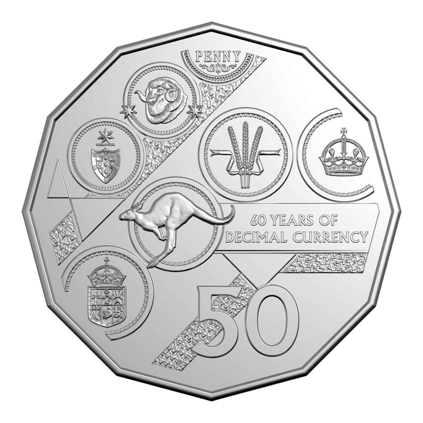 2026 Uncirculated Six-Coin Year Set - 60th Anniversary of Decimal Currency