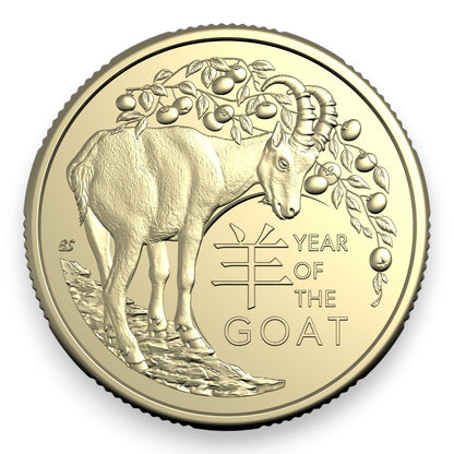 2027 $1 Uncirculated Two-Coin Set - Year of the Goat