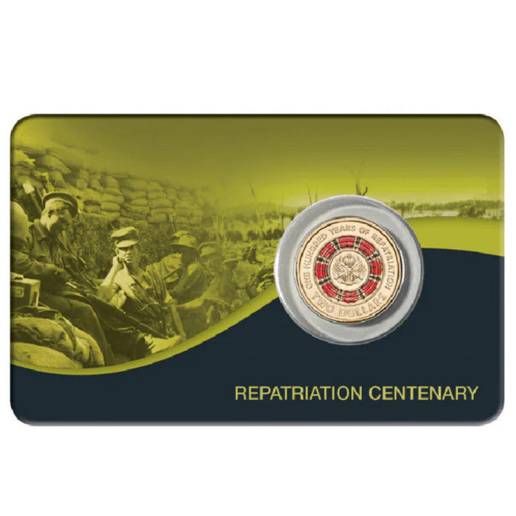 2019 $2 - Lest We Forget - Centenary of Repatriation - Al-Br Coin Pack