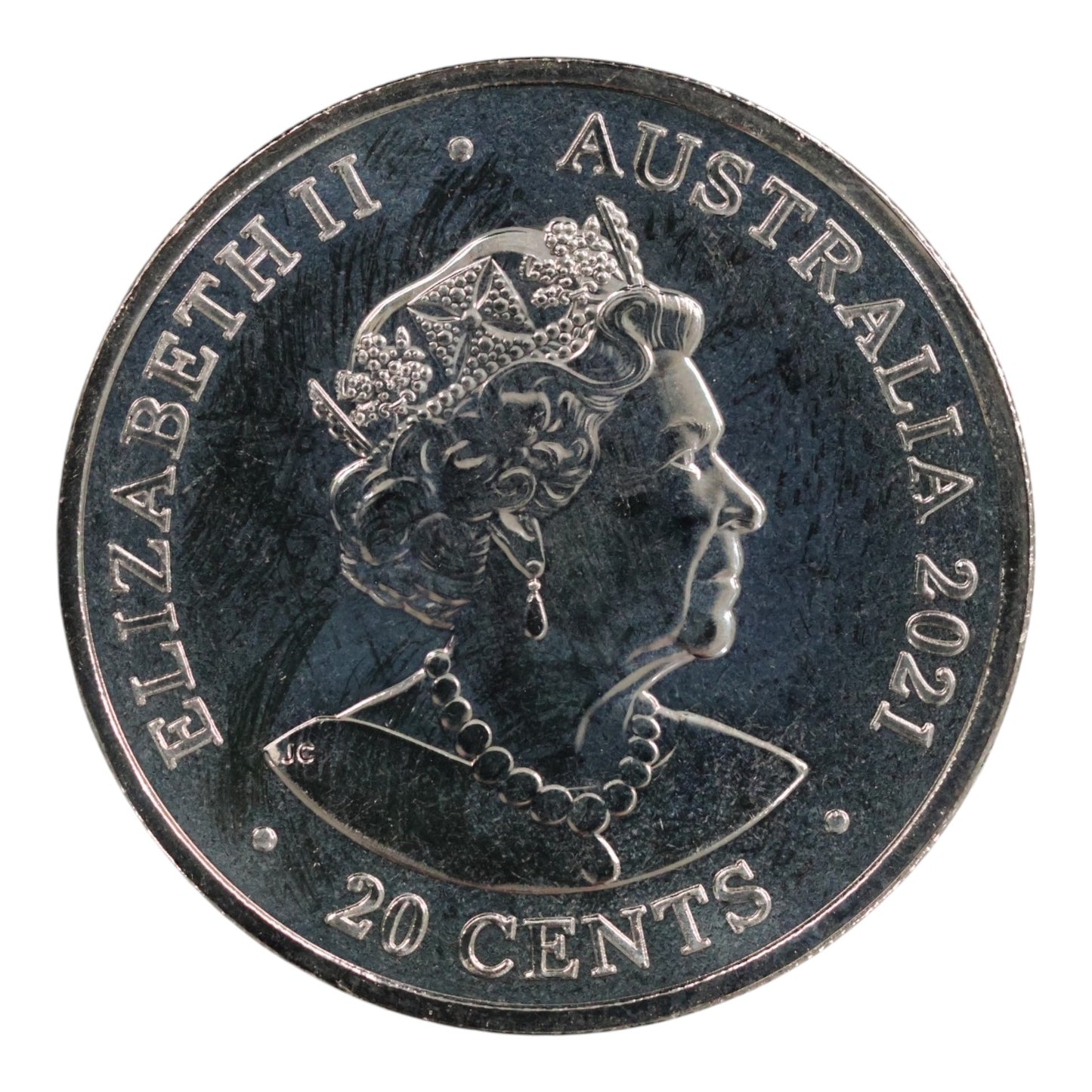 2021 20c Coin - AC/DC Dirty Deeds Done Dirt Cheap - 45th Anniversary - Uncirculated