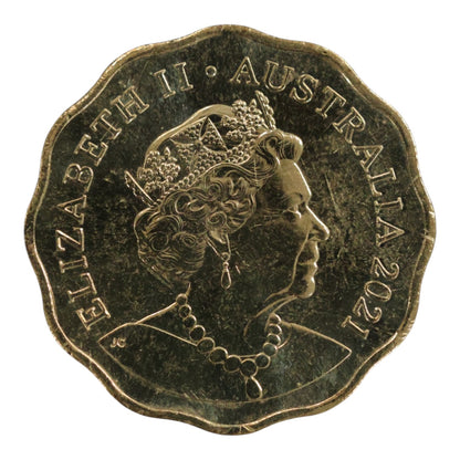 2021 30c Coin - 30 Years of The Wiggles - The Original Wiggles