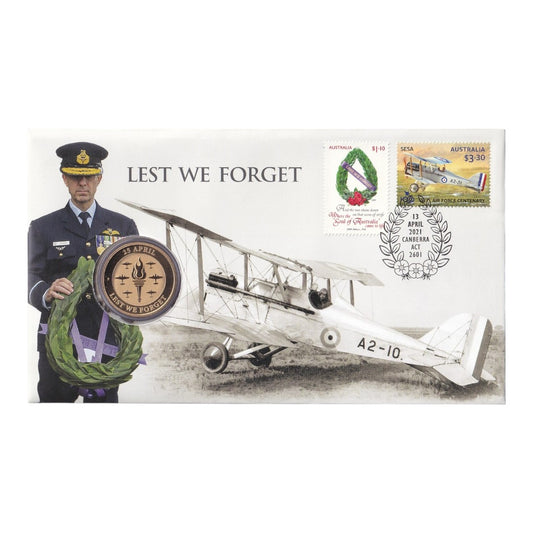 2021 Perth Mint PNC - ANZAC Day "Lest We Forget" RAAF