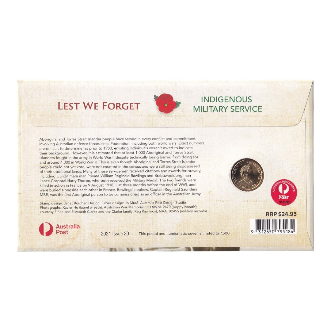 2021 PNC - Lest We Forget - Indigenous Military Service