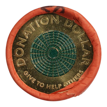 2021 $1 Coin Roll - Donation Dollar - Heads/Tails