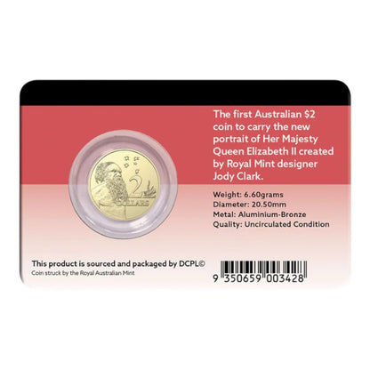 2019 $2 - Clark Portrait First Year of issue - Uncirculated Coin Pack