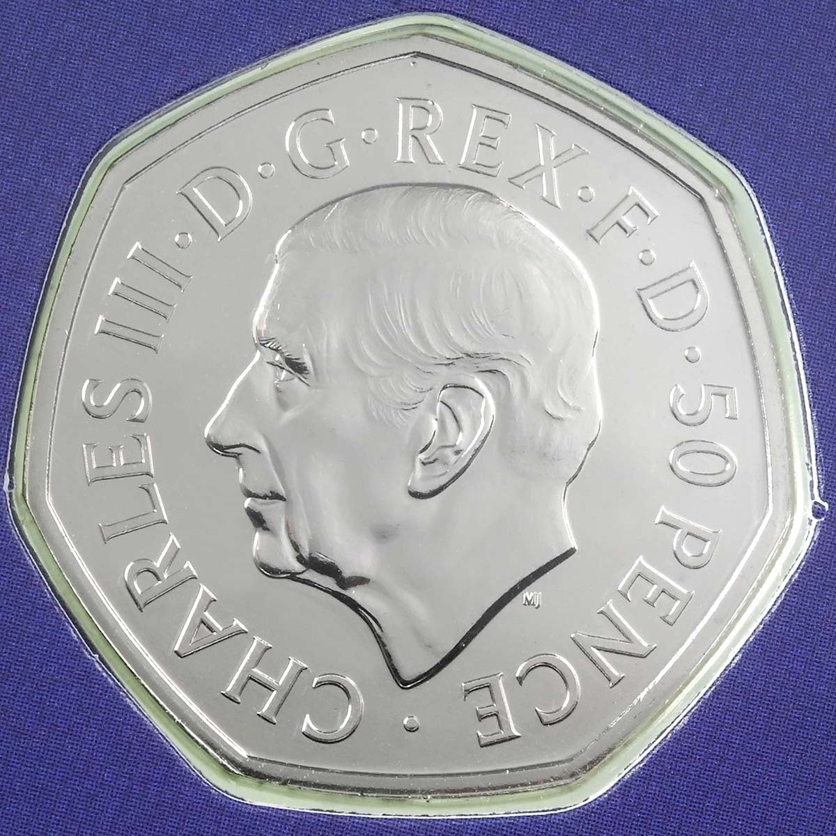 2022 Queen Elizabeth II Memorial - 50p Brilliant Uncirculated Coin In Folder