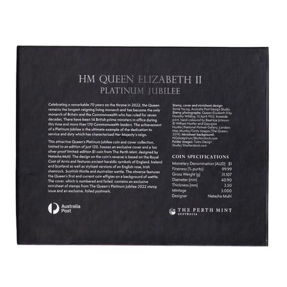 2022 Impressions - Queen Elizabeth II Platinum Jubilee Coin and Cover Collection