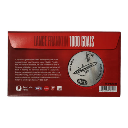 2022 PMC - Lance "Buddy" Franklin 1000 Goals Medallion & Stamp Cover