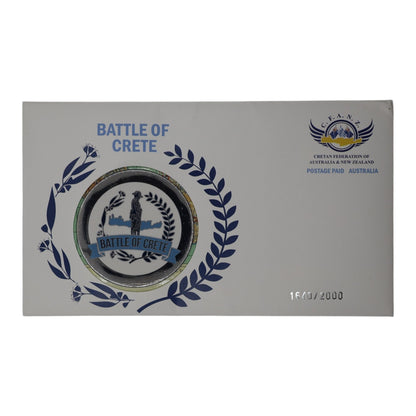 2022 PMC - 80th Anniversary of the Battle of Crete Medallion Cover