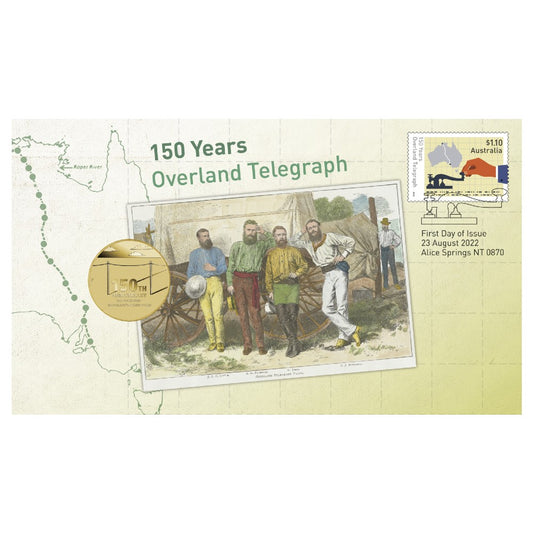 2022 Perth Mint PNC - 150 Years of Overland Telegraph