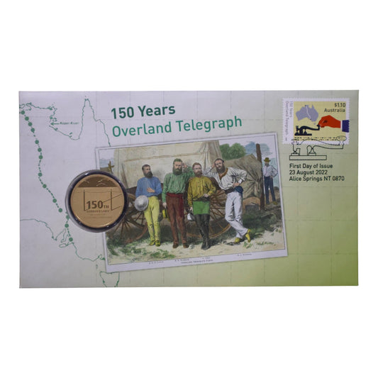 2022 Perth Mint PNC - 150 Years of Overland Telegraph