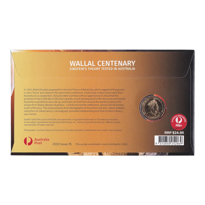 2022 PNC - Wallal Centenary - Einstein’s Theory Tested in Australia $1 Privy Mark