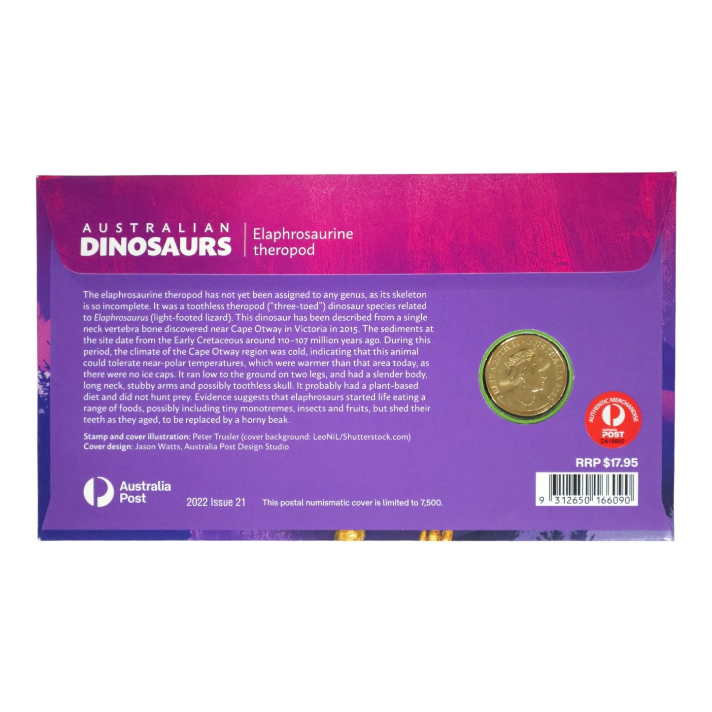 2022 PNC - Australian Dinosaurs - Elaphrosaurine
