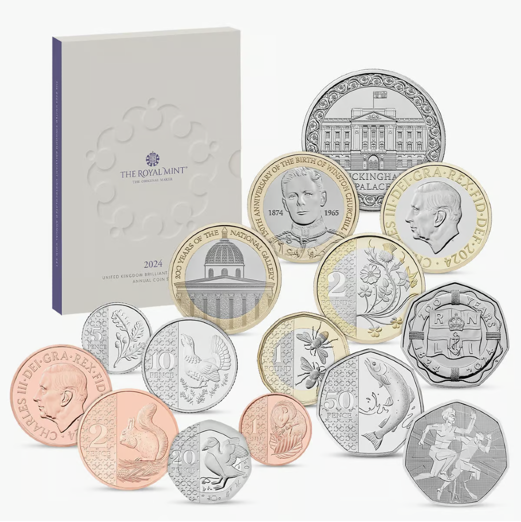 2024 United Kingdom Brilliant Uncirculated Annual Coin Set