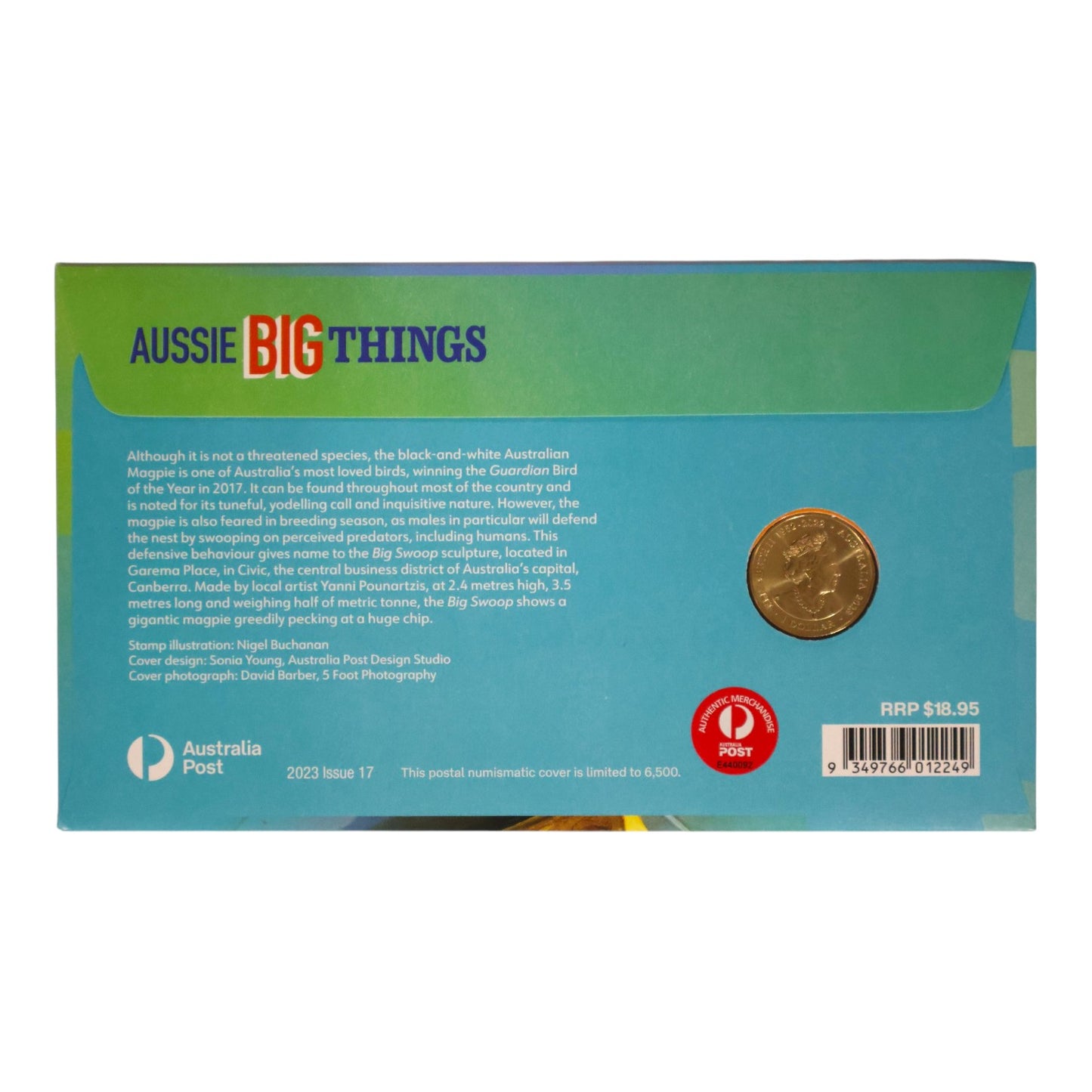 2023 Big Swoop Postal Numismatic Cover