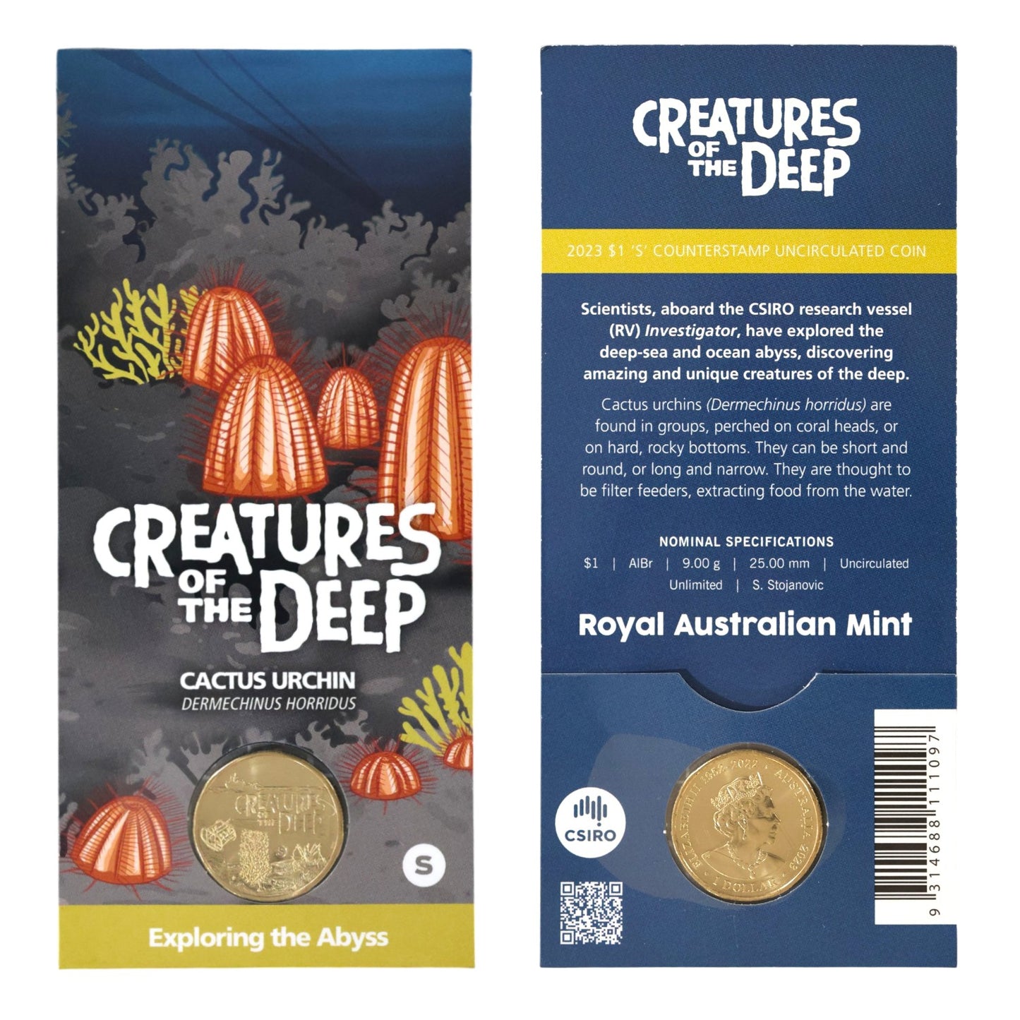 2023 $1 Coin - Creatures of the Deep (Multi-Variety Selection)