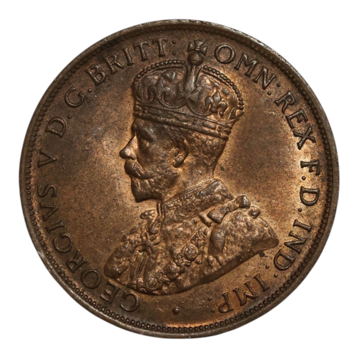 1924 Australian Penny -  About Uncirculated