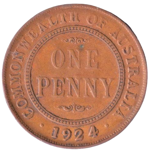 1924 Australian Penny - Very Good