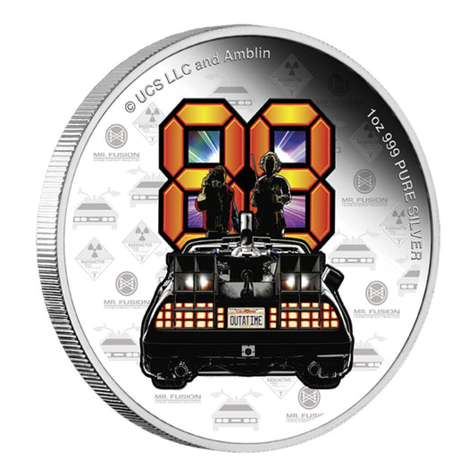 2025 Back to the Future 40th Anniversary - 1oz Silver Proof Coin