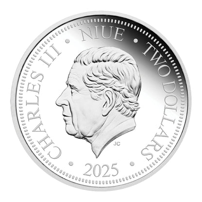 2025 Australian Native Bees - Blue-banded Bee 1oz Silver Proof Hologram Coin