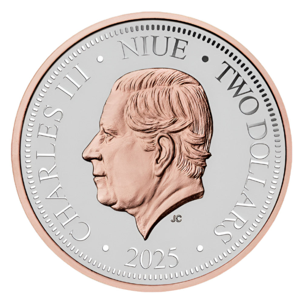 2025 Native Impressions - 1oz Silver Super Incused Rose Gold Koala Coin