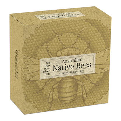 2026 Australian Native Bees - Stingless Bee 1oz Silver Proof Hologram Coin
